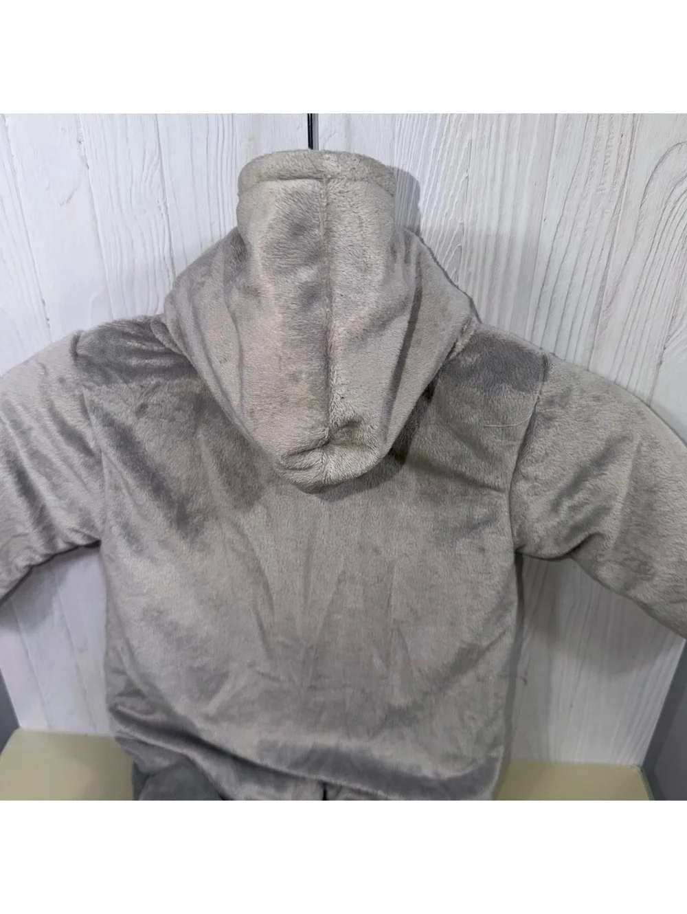 Carter’s Child of Mine Baby Gray Bear Hooded Snowsuit 3-6M